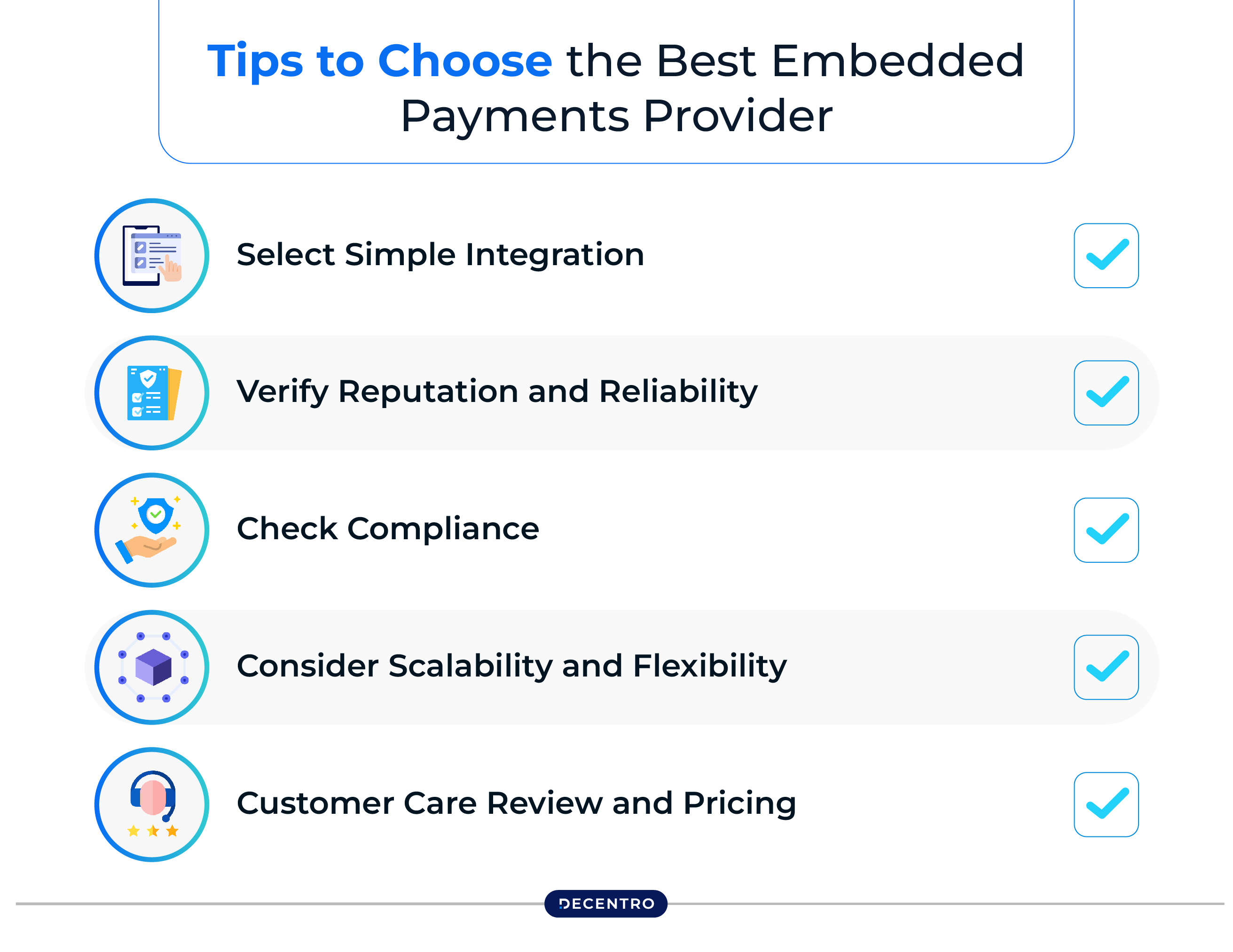 Tips to Choose the Best Embedded Payments Provider