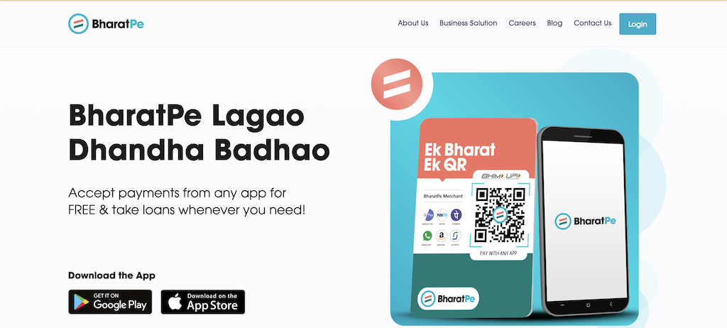 BharatPe Homepage