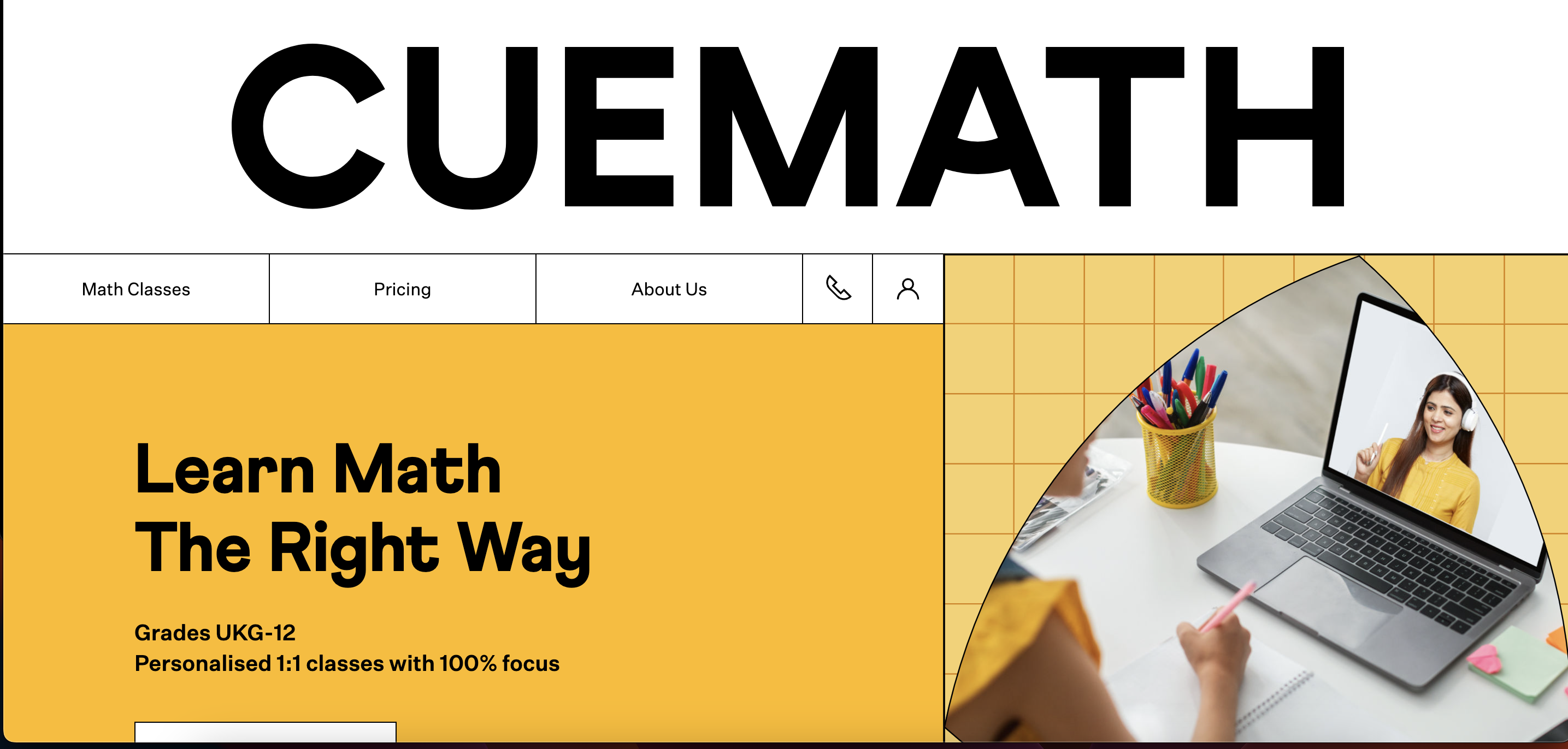 Cuemath Website