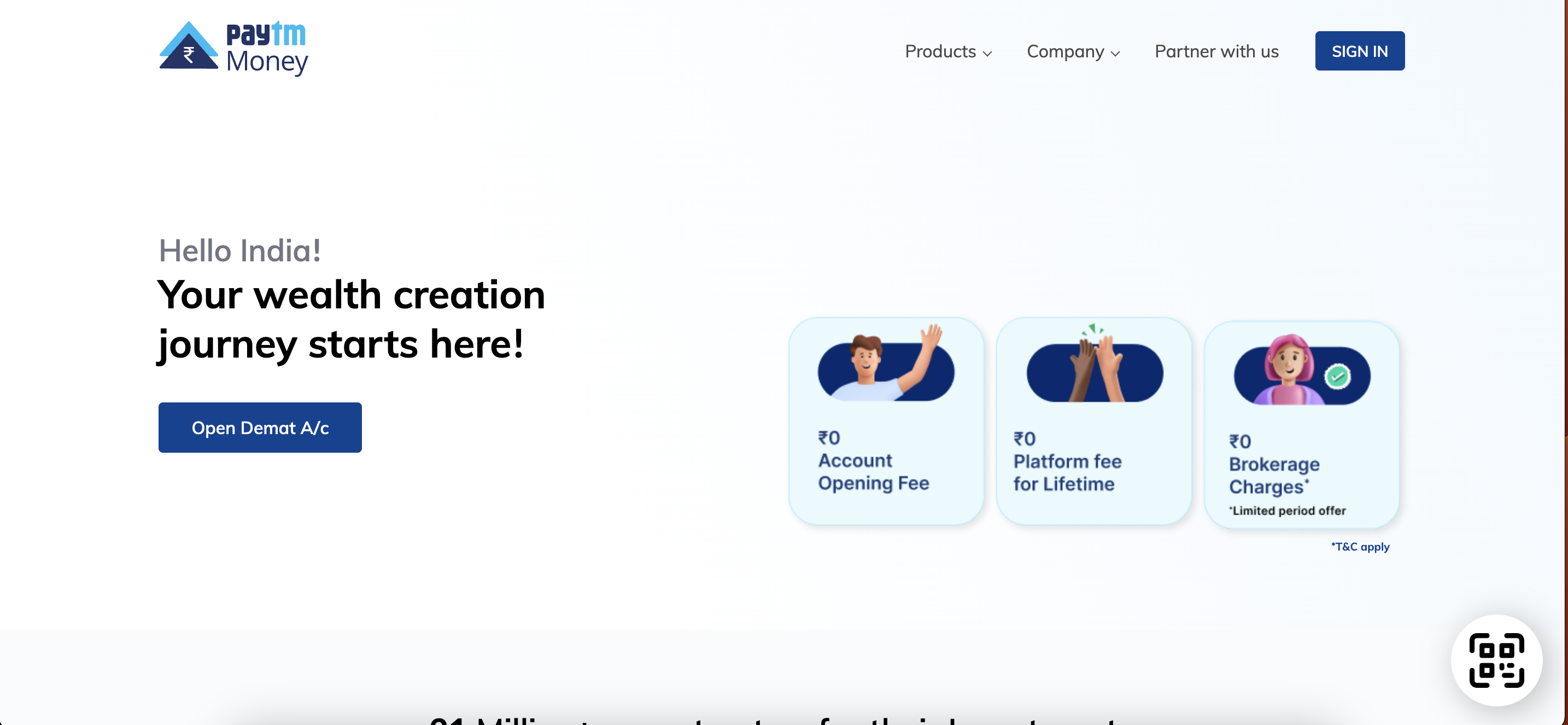 Paytm Money website