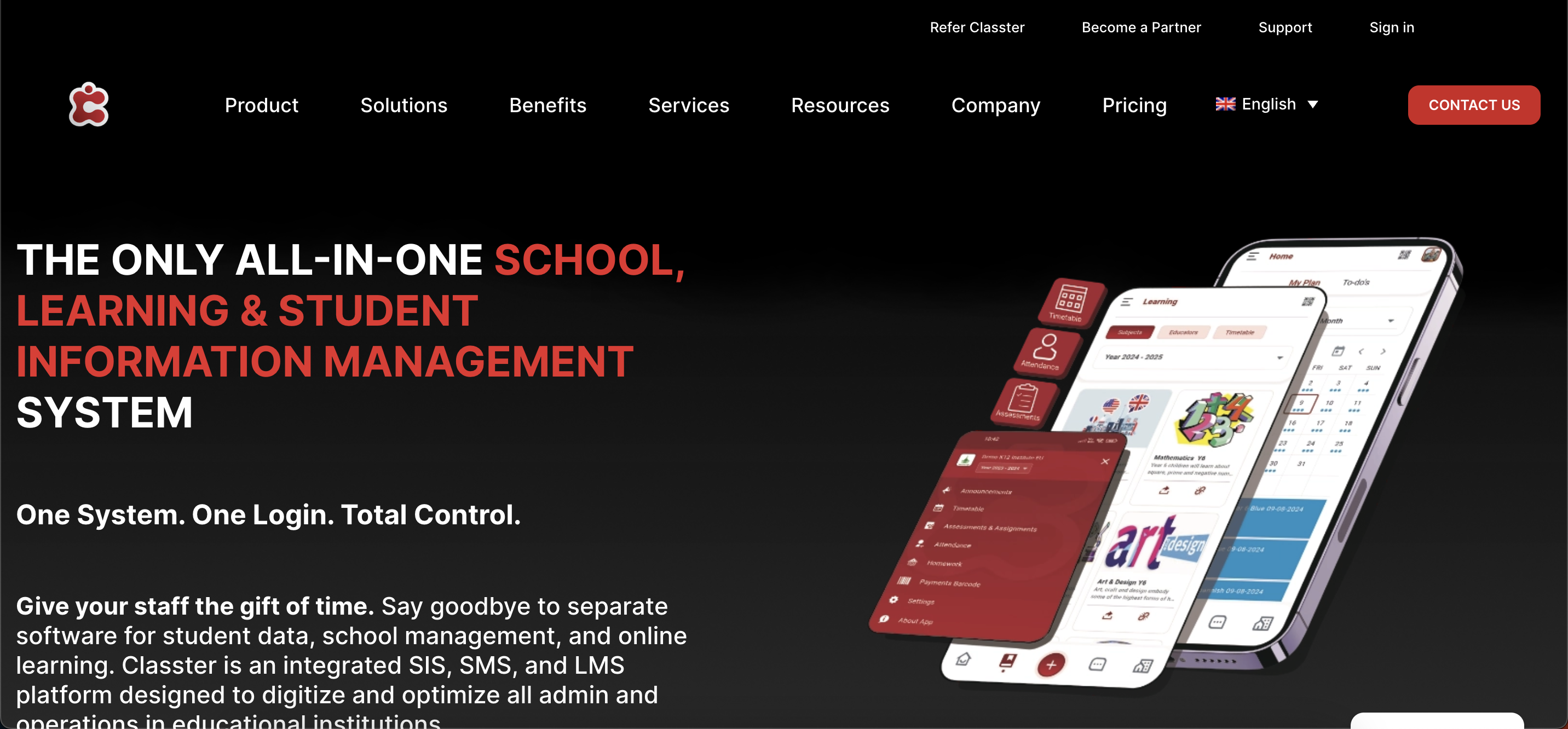 Classter website