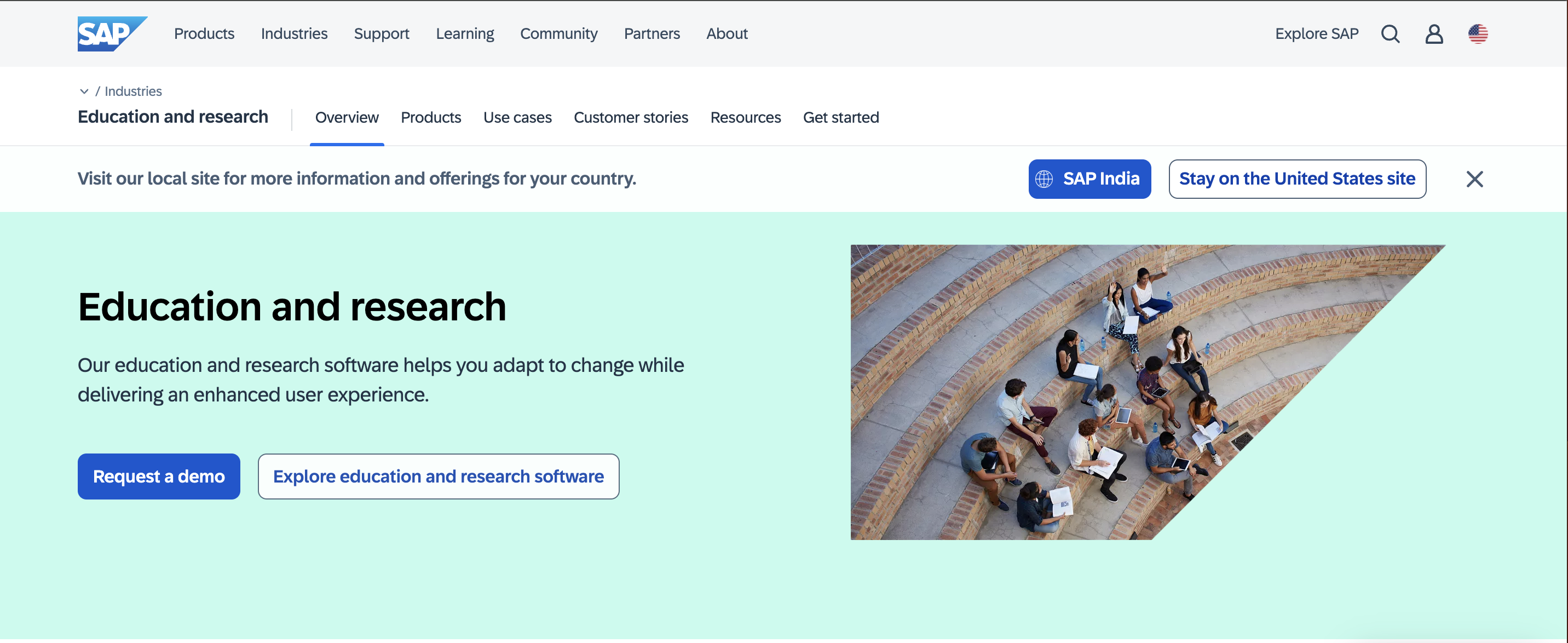 SAP Education website