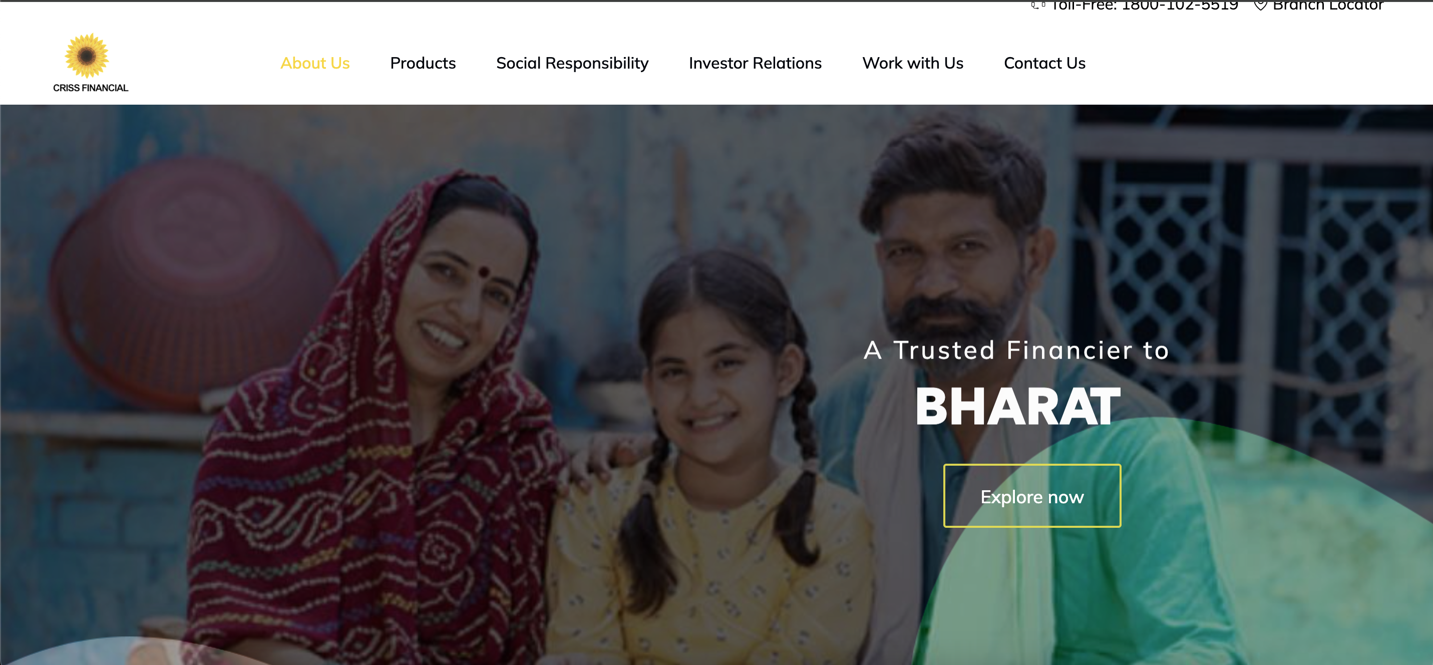 Criss Financial website