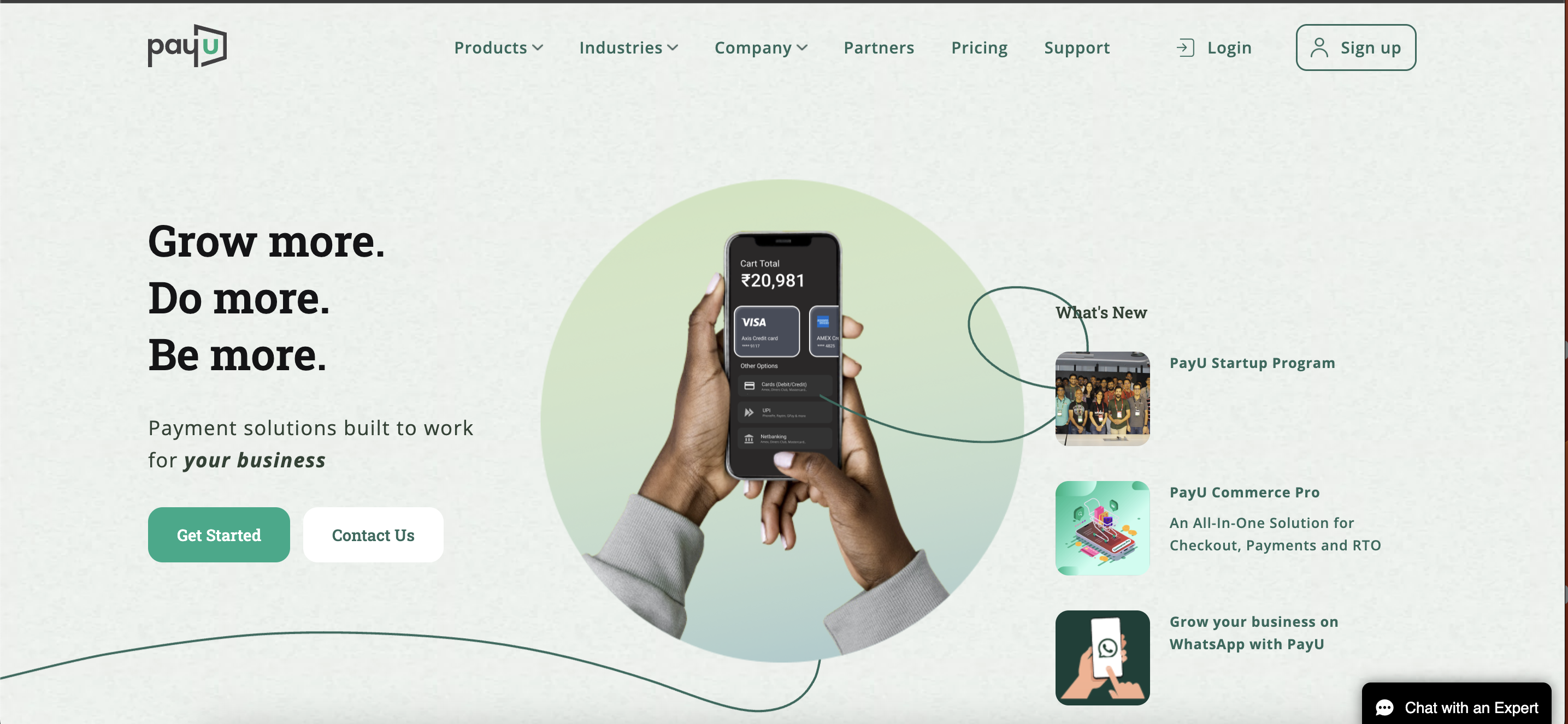 PayU Finance website