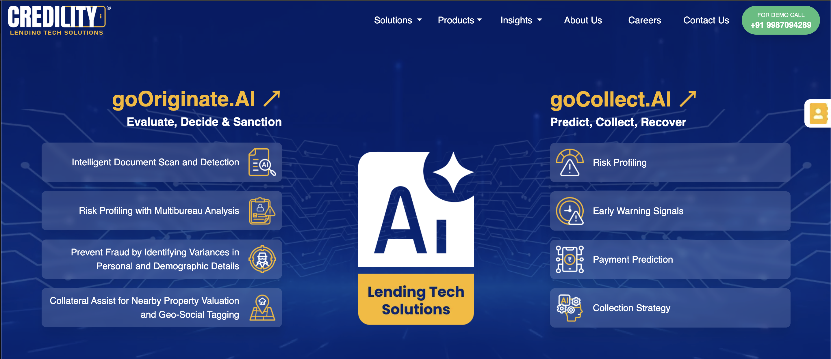 Credility (goOriginate) website