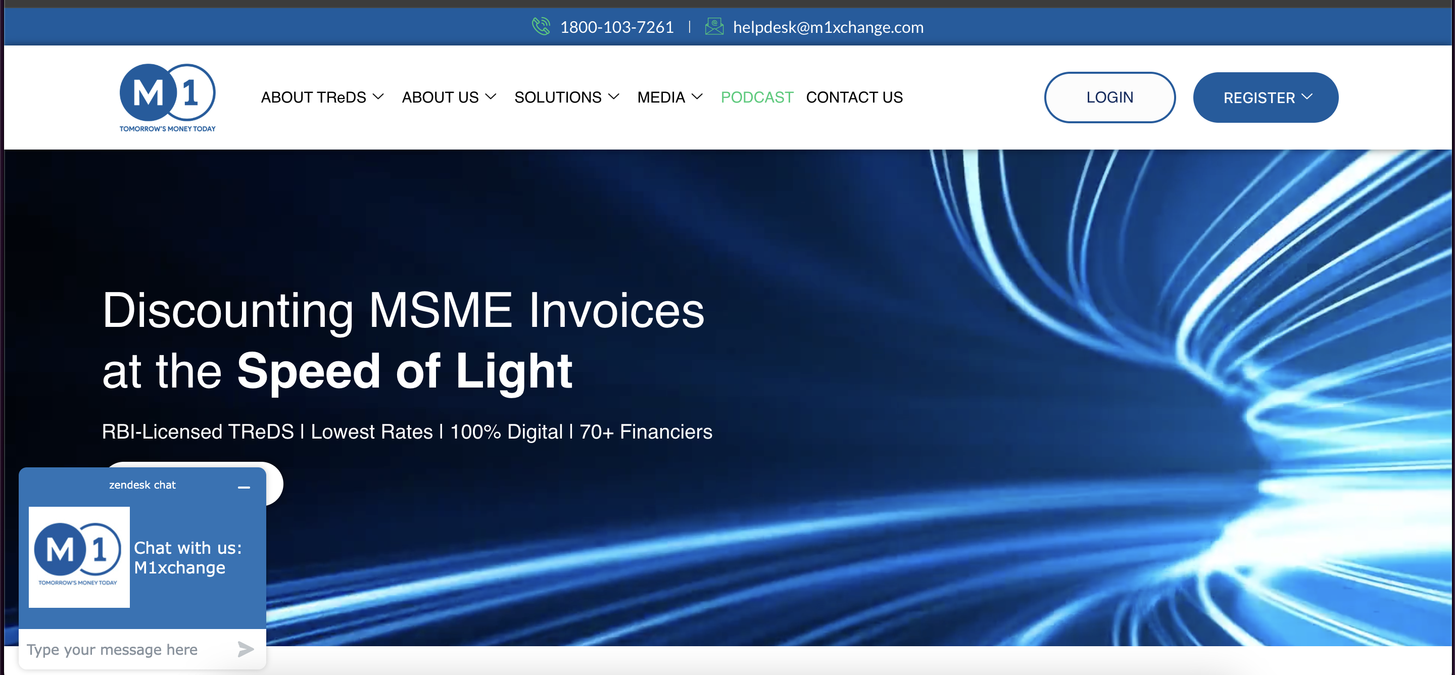 M1xchange (Mynd Solutions) website