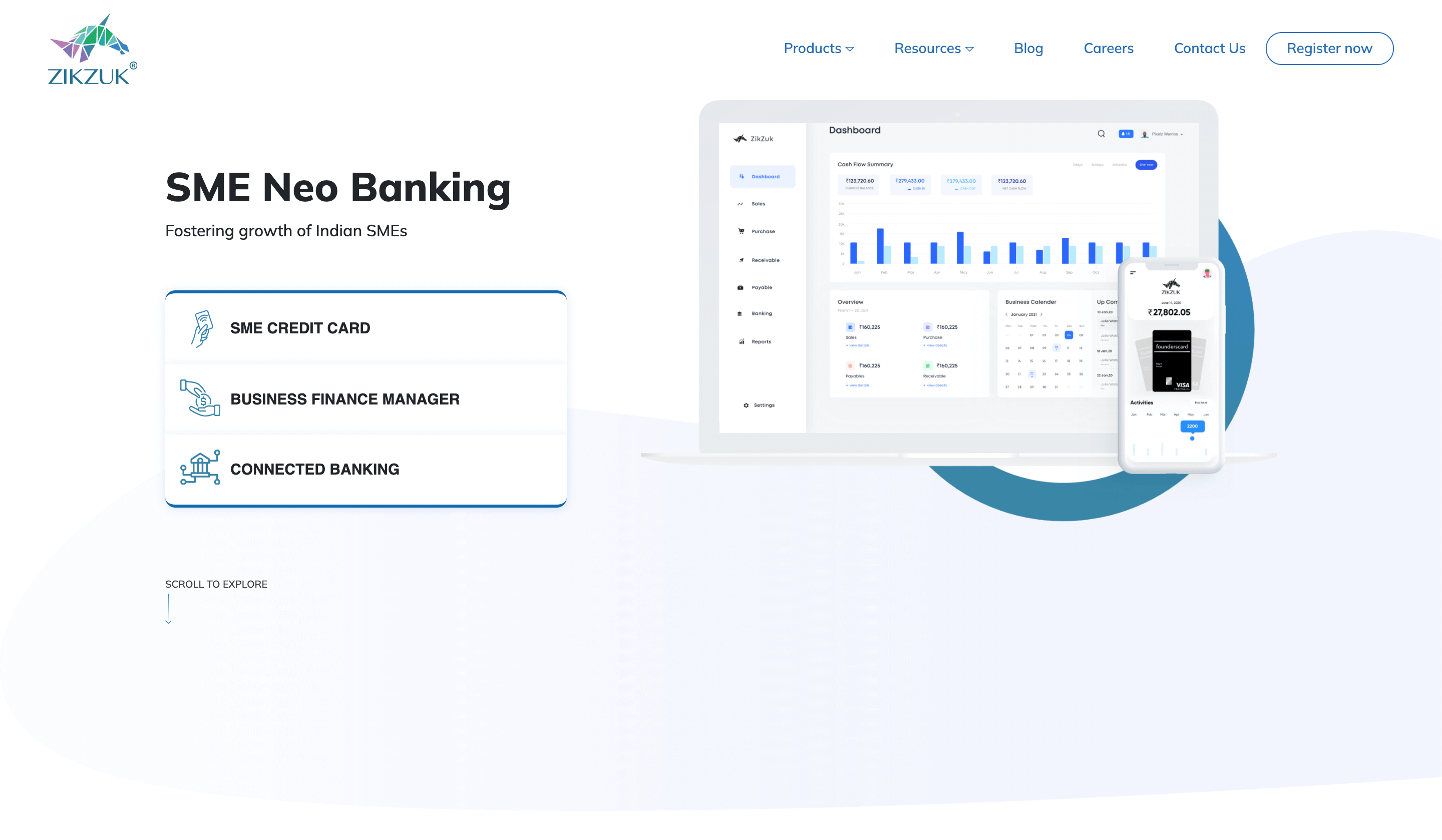 ZikZuk is an SME-focussed neobanking platform. 