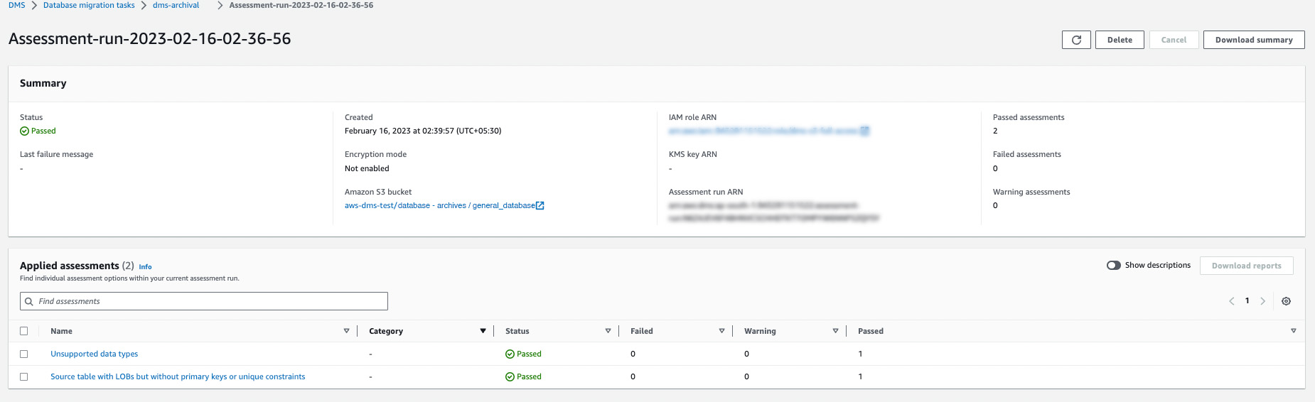 executing database migration