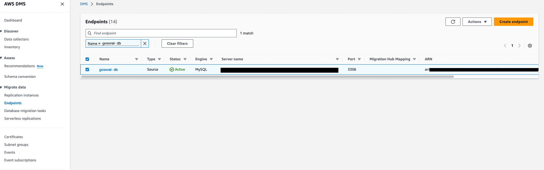 creating a source end point