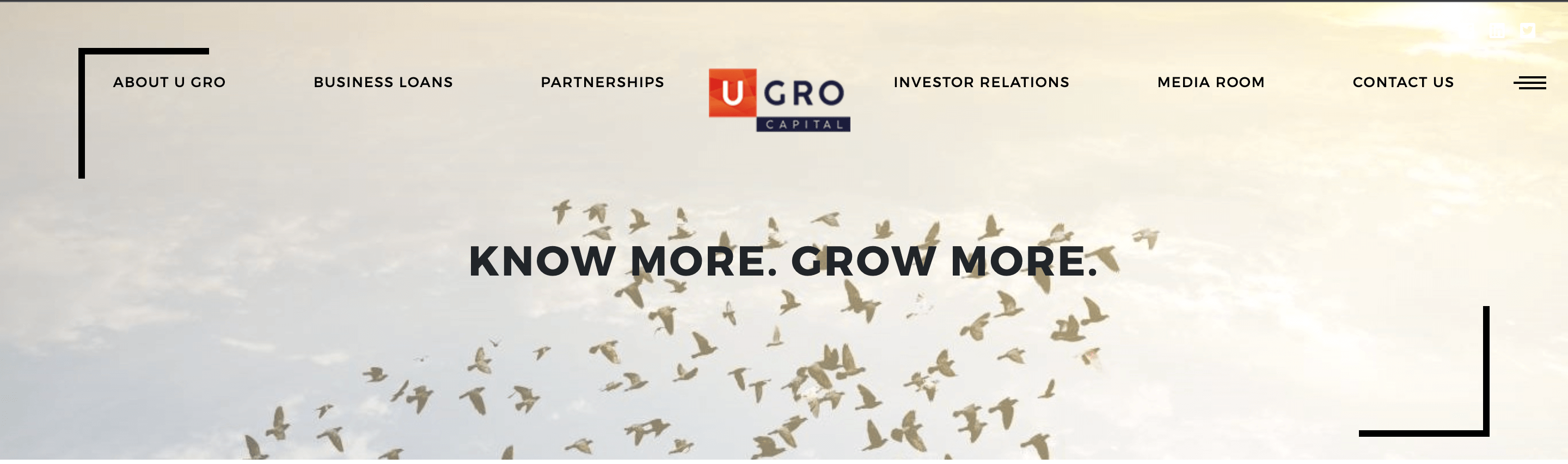 U Gro Capital is a leading SME-focused NBFC that takes care of end-to-end lending cycle.